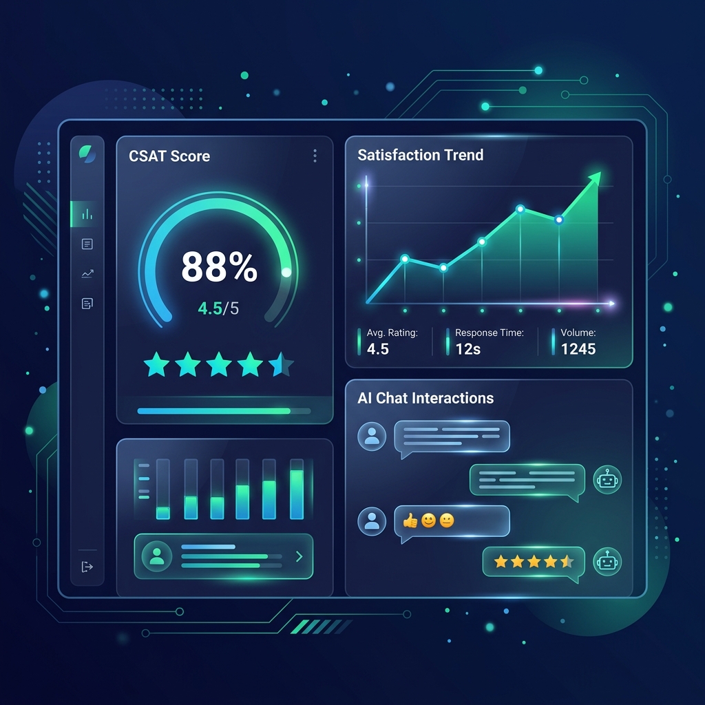 Measuring CSAT Without Surveys: How AI Chatbots Collect Satisfaction Data Automatically
